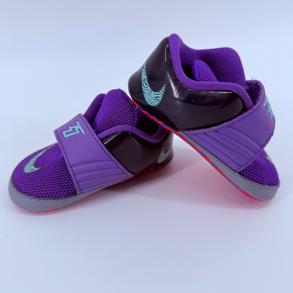 Nike KD 7 Toddler Crib Shoes Cave Purple Hyper Grape 669954-500 Kids 3C